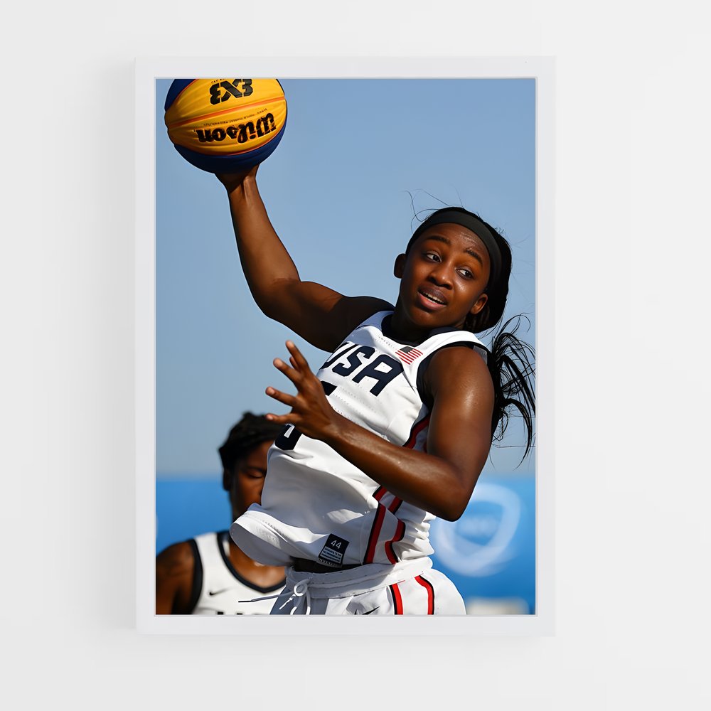 Poster Jackie young – affiche Basketball (vue 3)